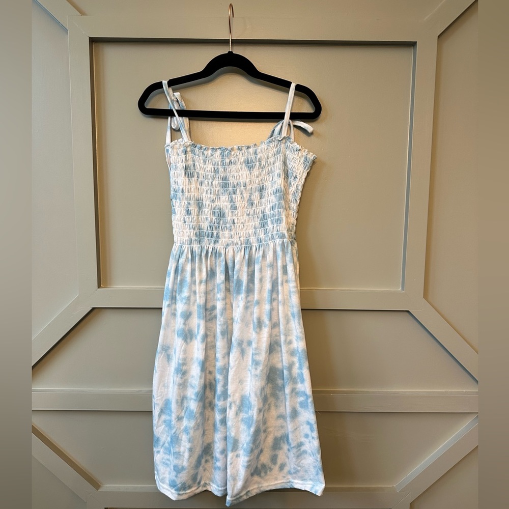 Girls Tied Eye Sleeveless Dress - One Size Fits Most